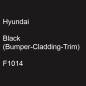 Preview: Hyundai, Black (Bumper-Cladding-Trim), F1014.